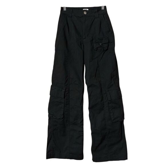Cotton on Hayden cargo pant in black size 2 US - Picture 4 of 12